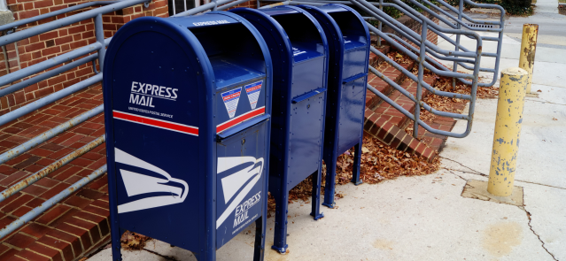 U.S. Postal Service drop boxes